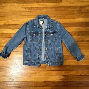 Girls Blue Jean Jacket. Size 9/10